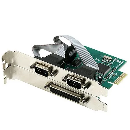 2 X SERIAL 1 X PARALLEL PCI-E 1X LP