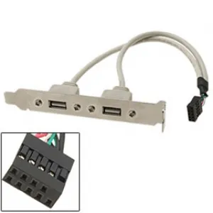USB PANEL MOUNT CORD