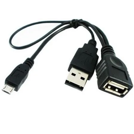 USB (M) TO (F)+(M)+MICRO (M)