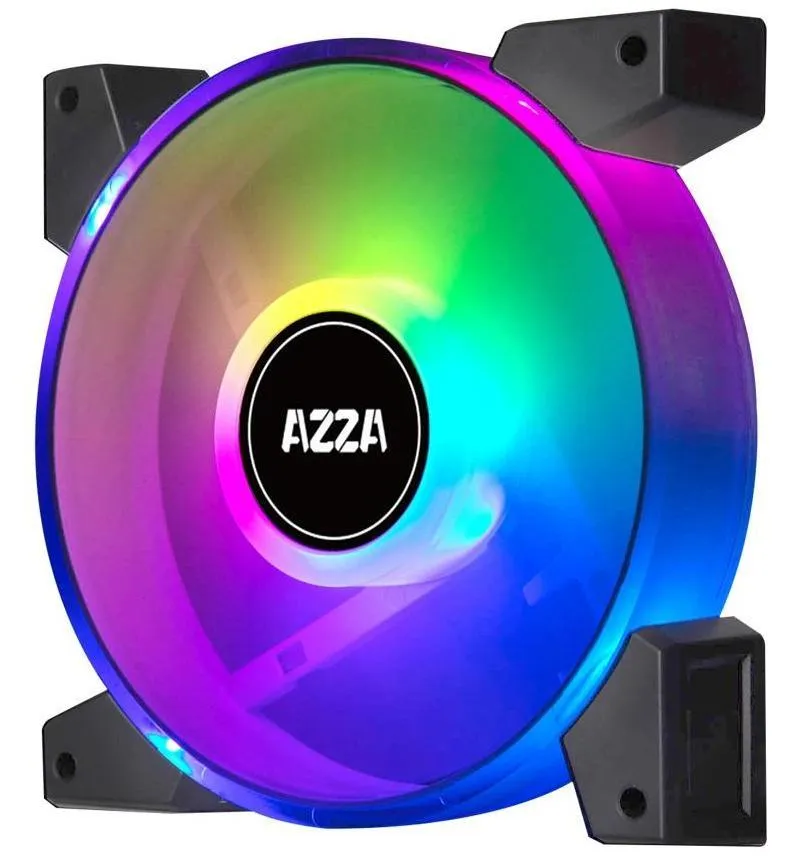AZZA HURICANE II ARGB FAN SNGL PACK 12CM