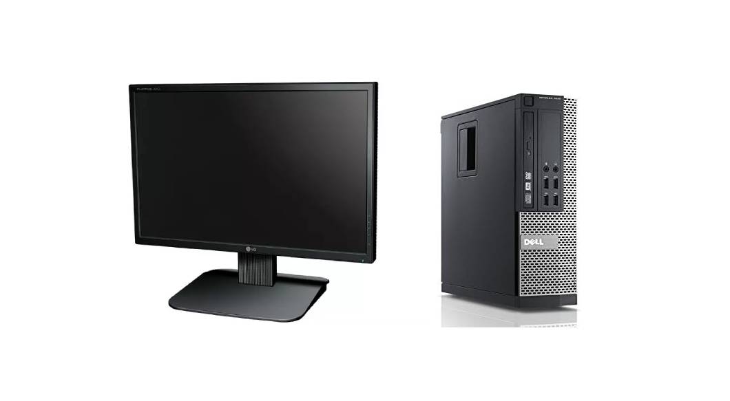 Dell OptiPlex 7010 SFF Desktop PC, Core i5-3rd gen, 8GB RAM, 500GB HDD - 19"Screen
