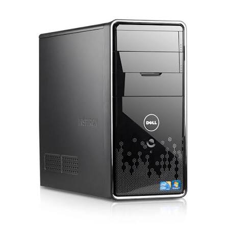Dell Inspiron 580 Desktop PC: Intel Core i3, 4GB RAM, Mini Tower - 500Gb HDD - Win 10 - Office
