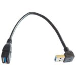 90 DEGREE USB 3 MALE TO USB 3 FEMALE