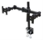 Manhattan Dual LCD Monitor Mount Bracket-Supports Two monitors, Double-Link Swing Arms,Fits Two LCD monitors up to 19 inch and 6kg each(12kg total), Retail Box , 1 year Limited Warranty