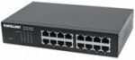 Intellinet 16-Port Gigabit Ethernet Switch - 16-Port RJ45 10/100/1000 Mbps, IEEE 802.3az Energy Efficient Ethernet, Desktop, 19" Rackmount, Retail Box, 1 year Limited Warranty