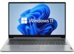 Lenovo IdeaPad 1 series Cloud Grey Notebook - Intel Core i5 Adler Lake Deca Core i5-1235U Turbo Boost up to 4.4Ghz 12MB Intel Smart Cache Processor (2 Perfomance Cores & 8 Efficient Cores), 8GB DDR4-3200 Memory onboard, Supports 40GB Max Mem, 1 Memory slot, 512GB SSD Solid State Hard Drive PCIe, NO optical drive, 15.6" FULL HD (1920 x 1080 resolution) LED Backlit Display, Intel Iris Xe Graphics, 802.11ac Wireless Lan, Bluetooth, Webcam, 2 Cell battery, Standard US Keyboard, 1x USB 2.0, 1x USB 3.2 Gen 1, 1x USB-C 3.2 Gen 1 (support data transfer only), HDMI output, SD Card Reader, 1.7 kg, Microsoft Windows 11 Home 64 bit Edition, Retail Box, 1 year warranty