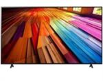 LG 86 inch UT80 Series UHD ThinQ AI webOS Smart TV - 3840 x 2160 Resolution, Refresh Rate 60Hz, Digital TV Reception (Terrestrial, Cable, Satellite) DVB-T2/C/S2, 3x HDMI Ports, 2x USB, 1x LAN Port, Built in Wi-Fi 802.11.b/g/n/ac, Stereo 2-way, 2.0 Channel 20W Total, webOS Smart TV, Remote Control, Retail Box , 2 year Limited Warranty