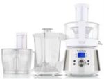 Taurus Processador De Cuinar Food Processor-LCD Display Screen With Blue Backlight, 800w Motor And Variable Speed Control, 2.4 Litre Capacity Bowl With Extra Large Feeding Tube, 1.6 Litre Blender And Steam Jug, Plastic Egg Steamer, Juice Extractor, Stainless Steel Blades, Non-Slip Feet, Retail Box 2 Year Warranty