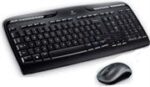 Logitech MK330 Cordless (Wireless Keyboard + 1200dpi Mouse) , enhanced function keys + 11 hot keys , black - unifying receiver - usb, Retail Box , 1 year Limited warranty