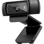 Logitech HD Pro C920 Webcam - FHD 1080p Video at 30 fps Over Skype , Wide 78° Diagonal View , Omni-Directional Dual Stereo Microphones , H.264 Encoding Technology, Tripod-ready universal clip fits laptops, LCD or monitors, PC /Mac Compatible, Retail Box , 1 year Limit warranty