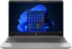 HP 255 G9 Series Asteroid Silver Notebook - AMD Ryzen 3 5425U Quad Core 2.7Ghz with Turbo Boost up to 4.1Ghz 8MB L3 Cache Processor, 8GB DDR4-3200 SO-Dimm Memory, Supports 16GB Max Mem, 1 Memory slot, 256GB SSD Solid State Hard Drive PCIe, NO optical drive, 15.6" WXGA HD (1366 x 768 resolution) LED Backlit Display, AMD Radeon RX Vega 6 graphics 1500 MHz, 802.11ac Wireless Lan, 10/100/1000 Gigabit Ethernet LAN, Bluetooth, Webcam, Standard US Keyboard, 2x USB Type-A 5Gbps, 1x USB Type-C 5Gbps, HDMI output, SD Card Reader, 1.8 kg, Microsoft Windows 11 Home 64 bit Edition, Retail Box, 1 year warranty