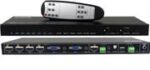 Ellies 6 Input Collaboration Switcher Scaler With 4K HDMI Output- Compact 6x1 Scaler Switcher With 4x HDMI And 2 X VGA Inputs Sources To 1x 4K HDMI Output, Transmits 4Kx2K Signal Up To 15metres, Compliance With HDCP1.4, Supports EDID Management, Control Via Front Panel Buttons, RS232 Commands And Included IR Remote Control, Supports Various Output Resolutions, Auto-Switching Or Manual-Switching Modes, Installer Box, 1 Year Limited Warranty