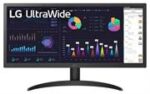 LG 26WQ500-B 25.7 inch UltraWide FHD HDR10 with AMD FreeSync IPS Monitor - 21:9 HD Format, 2560 x 1080, 5ms Response Time GTG, 1000:1 Contrast Ratio, 250cd/m² Brightness, 2 X HDMI - Black, Retail Box , 3 year warranty