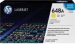 HP Original Replacement for HP 648A CE262A Yellow LaserJet Toner Cartridge- Page Yield 11000 Pages with 5% Coverage For Use with HP Color LaserJet Enterprise CP4025DN, CP4025N, CP4520DN CP4520N, CP4525DN, CP4525N, CP4525XH, Retail Box , No Warranty