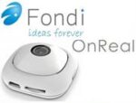 Fondi OnReal Camera - 8MP Photo Capture, 1080P 30FPS Full HD Video Quality, Built-in Wi-Fi, 120 degree Wide Viewing Angle, 400mAh Lithium-ion Rechargeable Battery, Compatible with Android 4.0 and above and iOS 7.0 and Above - White, Retail Box , 1 year Limited Warranty