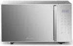 Hisense 30 Litre Metallic Mirror Electronic Microwave Oven -900w Power Rating, Blue LED Display, Membrance Digital Control, 11 Power Levels, 6 Auto Cooking Menus, Express Start Cooking, 288mm Glass Turntable, Retail Box 1 Year Warranty