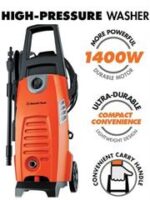 Bennett Read XTR1400W High Pressure Washer - 1400W Motor, Tri-Axial Plunger Pump, Thermal Cut-Off Switch, Inlet Water Filtration, Multi-Purpose Spray Lance, Includes Foam Spray Kit, Rugged Rear Wheels For Mobility And Stability, Extended Handle For Ease Of Use, Includes Foam Spray Kit Retail Box Out Of Box Failure Warranty