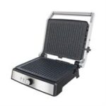 Bennet Read Grill Boss 2.0 - Ultimate Griller & Sandwich Press; Opens 180° Degrees To A Flat Double Griddle; Grills Both Sides When Closed, Cooking In Half The Time; Variable Heat; Adjustable Temperature; Floating Hinge For Both Thick & Thin Foods; Ceramic Superior Coating That Makes For Easy Cleaning; Granitetech Non-Stick Ceramic Coating; Drip Tray Catches Oil & Fat Run-Off For Healthier Meals; Lock Function For Vertical Storage Retail Box 1 year warranty