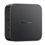 Blackview MP80 Mini Desktop PC - Intel Alder Lake N95 Quad Core 3.0Ghz with Turbo Boost up to 3.4Ghz 6MB L3 Cache Processor, 16GB DDR5-3200 Memory, 512GB M.2 2280 SSD, No Optical Drive, 3x USB 3.0 3x HDMI 2.0, 2x RJ45 LAN, 1x 3.5mm HP/MIC TRRS, 1x 5.5mm DC connector, 1x Power Button and 2.4G+5.0G dual band WiFi, Bluetooth 4.2, Microsoft Windows 11 Professional 64 Bit Edition, Retail Box, 1 Year Warranty