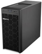 Dell EMC PowerEdge T150 Tower Server - Intel Xeon E-2314 2.8GHz up to 4.5GHz 8MB Cache Quad 4x Core Processor with no intergrated Graphics, OnBoard LOM, 16GB (1x 16GB) UDIMM 3200MT/s ECC Memory, 1x 2TB SATA 6Gbps 512n 3.5" cabled Hard Drive, No Optical Drive, PERC H355 Adapter full height (RAID 0 / 1 / 10), 3.5" chassis with up to 4 hard drives (SAS/SATA), IDRAC9 Basic, C13 to C14 PDU style 10 Amp 2m power cord, No Operating System, Retail Box, 5 Year Limited Warranty