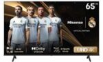 Hisense 65 inch A6N Series UHD Smart TV - Resolution 3840 x 2160, Static contrast ratio 5000:1, Smooth Motion Rate 120, Viewing Angle (Horiz / Vert) [Degrees] 178/178, Built-in Wi-Fi 802.11a,b,g,n,ac, 1x Ethernet Lan port (RJ45 connector), 3x HDMI inputs, 2x USB 2.0 ports, 1x Bluetooth v5, Digital broadcating (DVB-T / DVB-T2), Retail Box , 4 year Limited Warranty