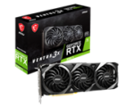 MSI Nvidia GeForce RTX 3060 TI Ventus 3X 8G OC LHR Graphics Card - 8GB GDDR6 256bit Memory, PCI Express Gen 4.0, Core Clocks Boost 1695MHz, 1x HDMI, 3x DisplayPort, Retail Box , 2 year Limited warranty