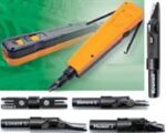 Goldtool 5 in 1 Impact Punch Down Tool with Multiple Insertion Blade Heads -For Ericsson, Krone, Siemens, Lucent, Huawei and Carry Pouch ,Retail Box, 1 year warranty