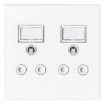 WALL SOCKET TWO SOCKET 4X4