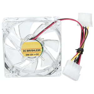 80MM BLUE FAN WITH 4 PIN MOLEX CONNECTOR