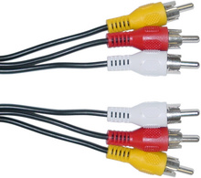 3 RCA TO 3 RCA CABLE 1.8M