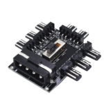 MOLEX TO 8  X FAN + SPEED SELECTOR