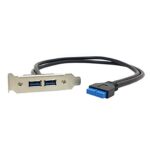 USB3.0  X 2 PORT  BACKPLATE