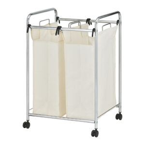 Foldable laundry basket with sturdy frame
