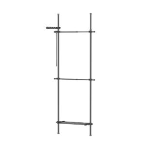 Space-saving adjustable rack - tall & flexible storage shelf