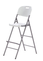Folding high stool for indoor and outdoor set