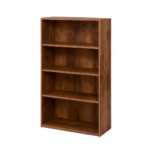 Rustic wooden bookshelf - display & storage shelf - 150 cm
