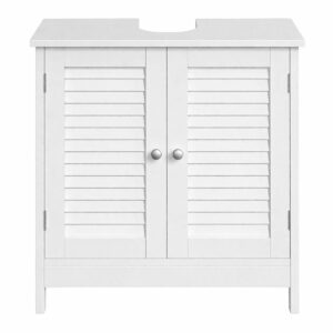 Bathroom under sink cabinet with double doors