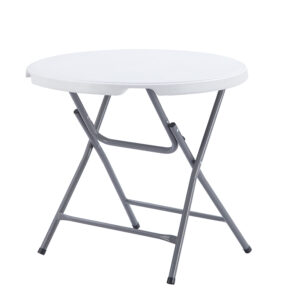 80cm foldable round dining table for indoors & outdoors