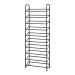 Stackable metal shoe rack, adjustable design, - 10