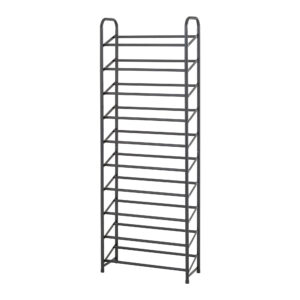 Stackable metal shoe rack, adjustable design, - 10