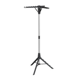 Stainless steel tripod clothes rack - durable & sturdy foldable design