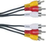 3 RCA TO 3 RCA 1.5M CABLE MALE-MALE